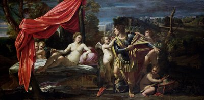 Marte y Venus, antes de 1620 de Sisto Badalocchio